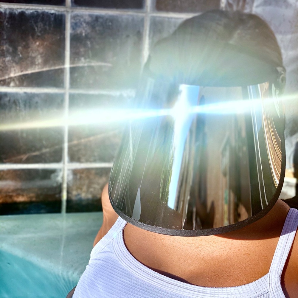 Summer Protective Face Shield Visor Rainbow Mirro… - image 7